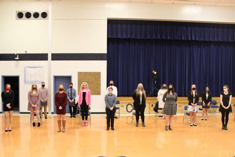 Calais High School Inducts Nine to National Honor Society The Calais